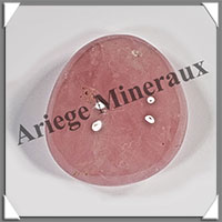 QUARTZ ROSE - Galet de Soins - 140 grammes - 57x55x33 mm - R125