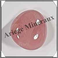 QUARTZ ROSE - Galet de Soins - 140 grammes - 57x55x33 mm - R125