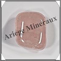 QUARTZ ROSE - Galet de Soins - 128 grammes - 52x41x29 mm - R126
