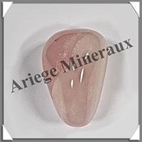 QUARTZ ROSE - Galet de Soins - 137 grammes - 63x42x38 mm - R127