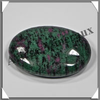 ZOIZITE RUBIS - Galet de Soins - 75 grammes - 60x40x10 mm - C001