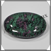 ZOIZITE RUBIS - Galet de Soins - 75 grammes - 60x40x10 mm - C001