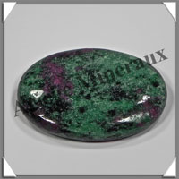 ZOIZITE RUBIS - Galet de Soins - 62 grammes - 60x40x8 mm - C002