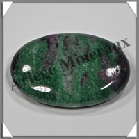 ZOIZITE RUBIS - Galet de Soins - 70 grammes - 60x40x10 mm - C004