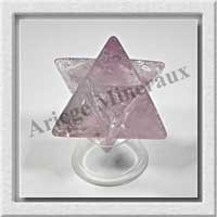 AMETHYSTE - MERKABA - 33x45 mm - 62 grammes - C001