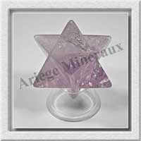 AMETHYSTE - MERKABA - 32x40 mm - 53 grammes - M003