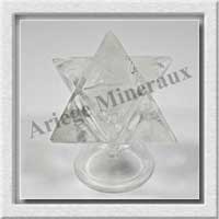 CRISTAL de ROCHE - MERKABA - 34x47 mm - 70 grammes - M003