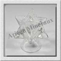 CRISTAL de ROCHE - MERKABA - 35x47 mm - 81 grammes - M004
