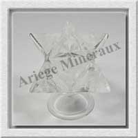 CRISTAL de ROCHE - MERKABA - 38x51 mm - 92 grammes - M006