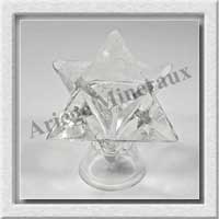 CRISTAL de ROCHE - MERKABA - 41x56 mm - 115 grammes - M007