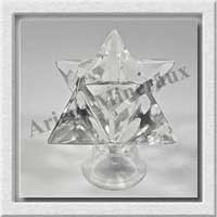 CRISTAL de ROCHE - MERKABA - 43x59 mm - 140 grammes - M009