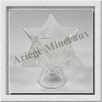 CRISTAL de ROCHE - MERKABA - 43x59 mm - 144 grammes - M010