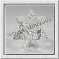 CRISTAL de ROCHE - MERKABA - 45x64 mm - 158 grammes - M011
