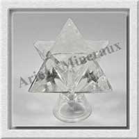 CRISTAL de ROCHE - MERKABA - 45x64 mm - 163 grammes - M012