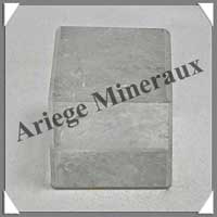 CRISTAL de ROCHE - CUBE - Solides de Platon - 30 mm - 70 grammes - P009