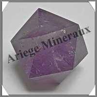 AMETHYSTE - SERIE COMPLETE - Solides de Platon - 30 mm - 200 grammes - C002