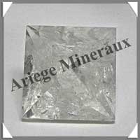 CRISTAL de ROCHE - SERIE COMPLETE - Solides de Platon - 38 mm - 445 grammes - P002