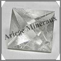 CRISTAL de ROCHE - SERIE COMPLETE - Solides de Platon - 30 mm - 285 grammes - P007