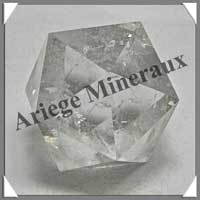 CRISTAL de ROCHE - SERIE COMPLETE - Solides de Platon - 30 mm - 285 grammes - P007