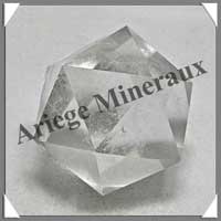 CRISTAL de ROCHE - SERIE COMPLETE - Solides de Platon - 29 mm - 210 grammes - P008