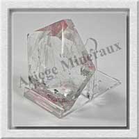 CRISTAL de ROCHE - PENTAGRAMME - 60x60x24 mm - 125 grammes - M003