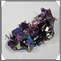 FLAME AURA Quartz - 21,0 grammes - 50x35x20 mm - C052