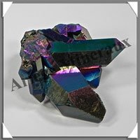 FLAME AURA Quartz - 24,0 grammes - 40x38x25 mm - C054