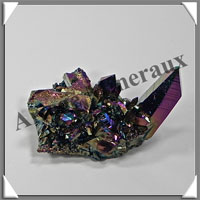 FLAME AURA Quartz - 15,0 grammes - 42x30x30 mm - C058