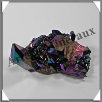 FLAME AURA Quartz - 15,0 grammes - 42x30x30 mm - C058
