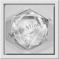CRISTAL de ROCHE - SCEAU de SALOMON - 44x44x24 mm - 81 grammes - M002