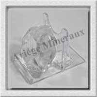 CRISTAL de ROCHE - SCEAU de SALOMON - 44x44x24 mm - 81 grammes - M002