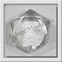 CRISTAL de ROCHE - SCEAU de SALOMON - 50x50x25 mm - 109 grammes - M003