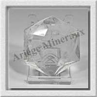 CRISTAL de ROCHE - SCEAU de SALOMON - 50x50x25 mm - 109 grammes - M003