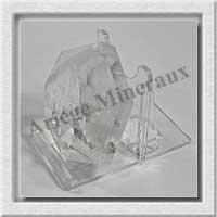 CRISTAL de ROCHE - SCEAU de SALOMON - 50x50x25 mm - 109 grammes - M003