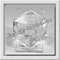 CRISTAL de ROCHE - SCEAU de SALOMON - 48x48x28 mm - 112 grammes - M004