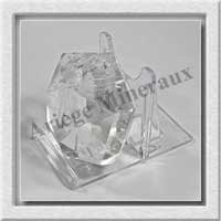 CRISTAL de ROCHE - SCEAU de SALOMON - 48x48x28 mm - 112 grammes - M004