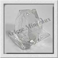 CRISTAL de ROCHE - SCEAU de SALOMON - 60x60x24 mm - 152 grammes - M011