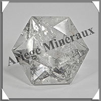 CRISTAL de ROCHE - SCEAU de SALOMON - 52x52x44 mm - 130 grammes - M015