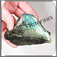 LABRADORITE - Extra - 1 Face Polie - 100x75x35 mm - 324 grammes - M006
