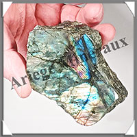 LABRADORITE - Extra - 1 Face Polie - 85x65x60 mm - 310 grammes - M007