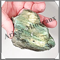 LABRADORITE - Extra - 1 Face Polie - 95x70x30 mm - 324 grammes - M008