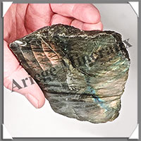 LABRADORITE - Extra - 1 Face Polie - 105x80x25 mm - 291 grammes - M009