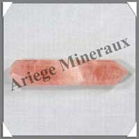 QUARTZ ROSE - Bton de Soins - 87 mm - 60 grammes - C002